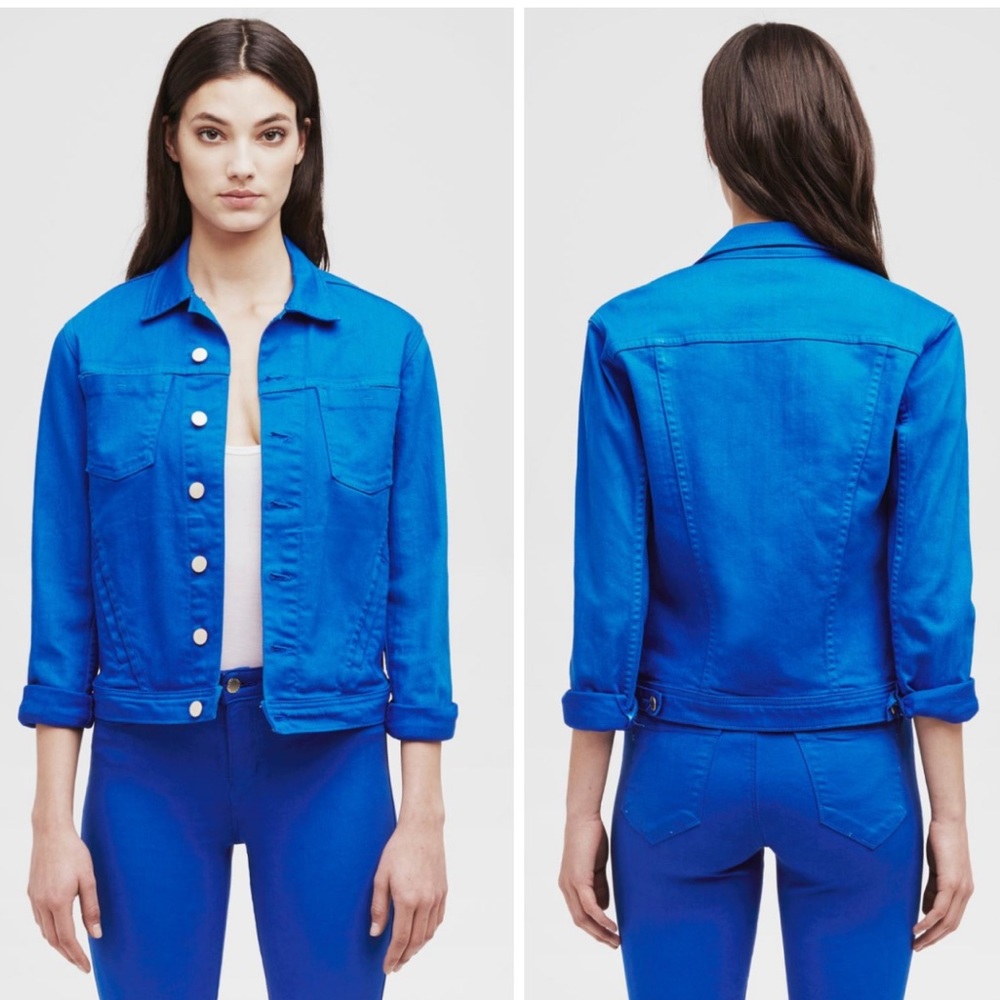 L’AGENCE Janelle Blue Jean Jacket